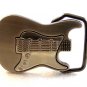 Silver Tone Guitar Belt Buckle
