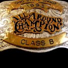 Ohio State Shoot 1993 All Around Champion Class B 2 Tone Belt Buckle