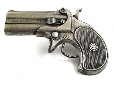 1978 Derringer Pistol Gun Belt Buckle By Bergamot Made In USA 112417