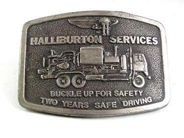 1977 Halliburton Services Belt Buckle by Jimm Watson 102517