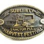 Sublimity Tractor Pull Harvest Festival Belt Buckle No. 20 of 500 22417