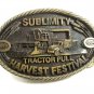Sublimity Tractor Pull Harvest Festival Belt Buckle No. 20 of 500 22417