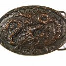 Vintage Fire Breathing Dragon / Flying Serpent Belt Buckle By ADEZY 81716