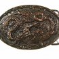 Vintage Fire Breathing Dragon / Flying Serpent Belt Buckle By ADEZY 81716