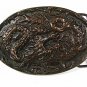 Vintage Fire Breathing Dragon / Flying Serpent Belt Buckle By ADEZY 81716