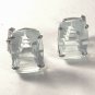 Japanese Carved Crystal Blue Pagoda Cufflinks Unbranded 41516