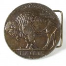 Vintage Buffalo Nickle Belt Buckle Unbranded 72216