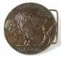 Vintage Buffalo Nickle Belt Buckle Unbranded 72216