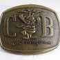 Vintage 1970's BEE C B Breaker Breaker 10 - 4 Belt Buckle 8317