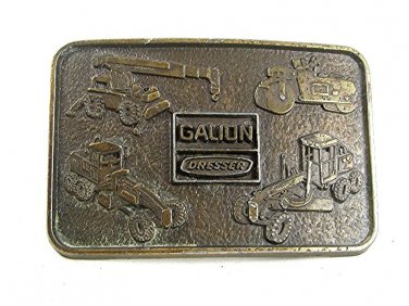 Vintage Galion Dresser Construction Equipment Belt Buckle 41817