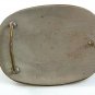 Vintage Western German Silver & Brass Cowboy On Horse Belt Buckle 121517