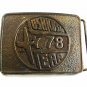 1978 OSHKOSH EAA Airplane Belt Buckle By B & H BUCKLES 1 2417