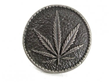 1970's Hippies Marijuana Belt Buckle By LaVENTA 91917