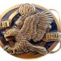Vintage Golden Eagles National Rifle Association Belt Buckle U.S.A. cc
