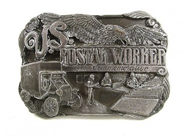 1990 U.S. Postal Worker Commemorative Belt Buckle ARROYA GRANDE 51217