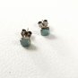 Native American Sterling Silver Turquoise Stud Pierced Earrings Unbranded 53016