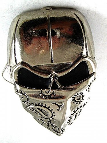 Vintage Silvertone Unusual Odd What is It? Skull Belt Buckle 103117