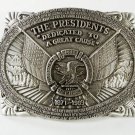 The Presidents Dedicated To A Great Cause NRA Belt Buckle Norman Arts 5916