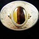 Western Gold Tone Tiger Eye Belt Buckle by Unbranded 12915