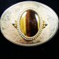 Western Gold Tone Tiger Eye Belt Buckle by Unbranded 12915