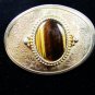 Western Gold Tone Tiger Eye Belt Buckle by Unbranded 12915