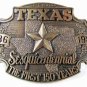 Texas Sesquicentennial First 150 Years Brass Belt Buckle By ADM 32416