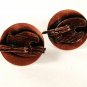 1950 - 70's Copper Artist Palette Cufflinks 8916