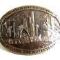 American Construction Worker God Bless America Belt Buckle By ADM USA 9317