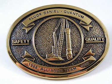 1988 - 1992 Alliance Team Fluor Daniel Quantum Belt Buckle By BTS USA 111416