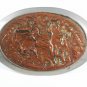 1930's - 50's Cowboy Rodeo Bull Rider Silvertone Belt Buckle Unbranded 91415