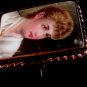 Art Nouveau Victorian Gold Filled Painting Portrait of a Lady Brooch 008617