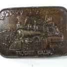 Vintage Truckee California Train Steam Engine Belt Buckle 8816