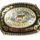 2009 GCF&R  Reserve Champion Pig Belt Buckle by Lone Star Silversmiths 81115