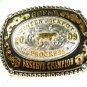 2009 GCF&R  Reserve Champion Pig Belt Buckle by Lone Star Silversmiths 81115