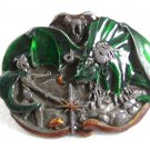 1983 Enameled Dragon Slayer Belt Buckle By BERGAMOT BRASS WORKS USA 8317