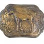 Vintage Standing Quarter Horse Belt Buckle 112217