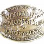 NRA Wyoming Montana Trophy Hunts Belt Buckle MIP 5516