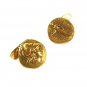 Vintage Gold Tone Greek Goddess Athena Cufflinks / Buttons Unbranded 51916