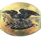 1960' - 70's "The Right To Keep & Bear Arms is Our" Eagle Belt Buckle Unbranded