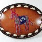 Western Cowboy Democrat Donkey Belt Buckle By TONY LAMA In Box 31916
