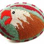 Vintage Handmade Beaded American Eagle Belt Buckle 121517