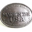 United States of America Made In USA Belt Buckle By BUCKLE DESIGN USA 9317