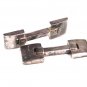 Sterling Silver & Black Modernistic Cufflinks by LL Made In Edinburgh 101515