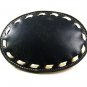 Vintage Leather Black Belt Buckle By TONY LAMA USA Mint In Box 12517