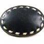 Vintage Leather Black Belt Buckle By TONY LAMA USA Mint In Box 12517