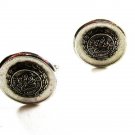 Lakeside Laboratories Inc Sterling Silver  & Enameled Cufflinks Unbranded 12615