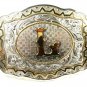 Western Silver Tone Gold Tone Initial L Buckle by CRUMRINE 121415