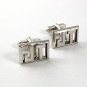 1950's Silvertone Initial / Letters J. T. Cufflinks By SWANK 5517