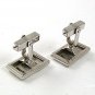 1950's Silvertone Initial / Letters J. T. Cufflinks By SWANK 5517
