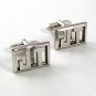 1950's Silvertone Initial / Letters J. T. Cufflinks By SWANK 5517